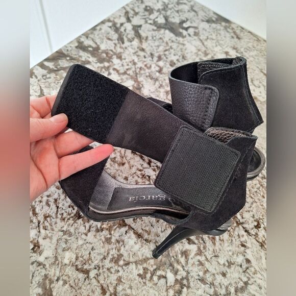 Pedro Garcia Yola Black Suede Heels size 36/6 US - Picture 5 of 8